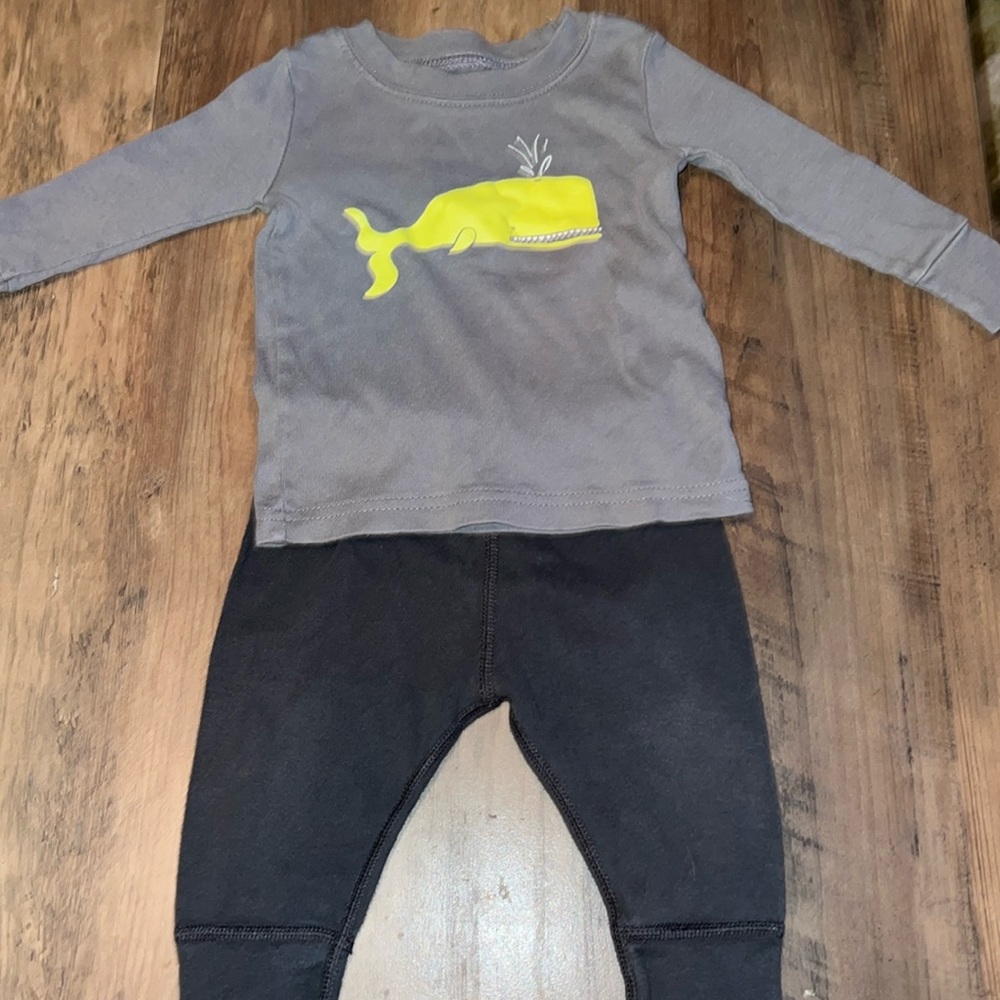 Old Navy and Hannah Andersson baby boy 12 month outfit